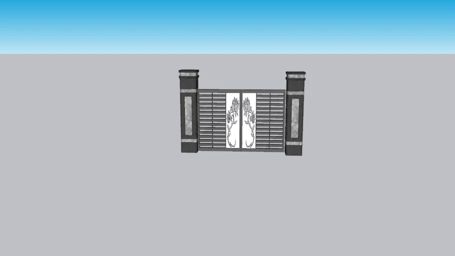 Main Gate Pillar Design