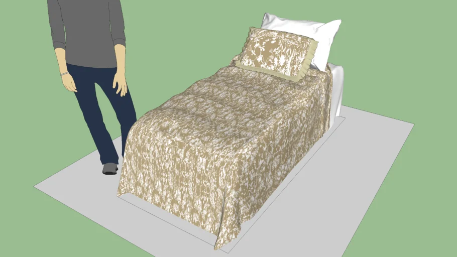 CAMA SOLTEIRO PRONTA