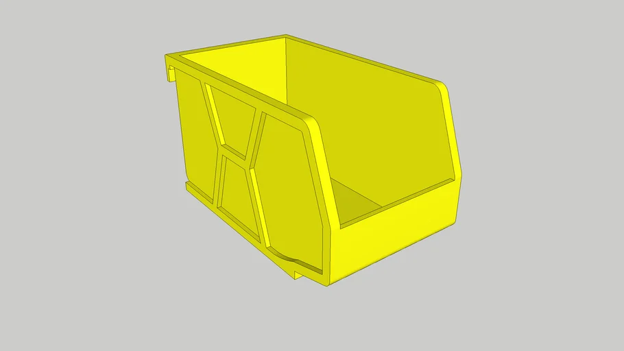 4" Plastic Parts Bin