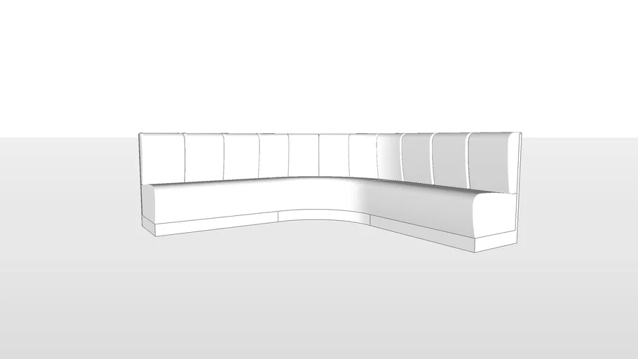 Wide Channel Booth Seating