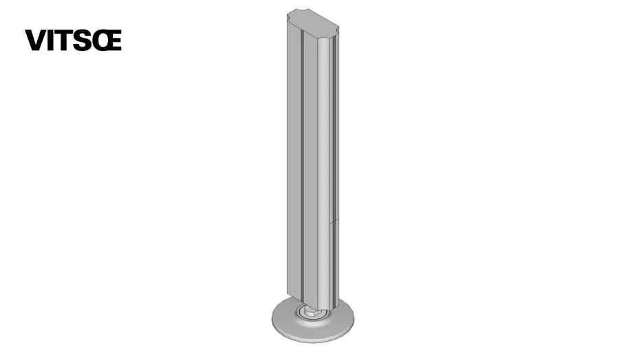 H-post with floor plate