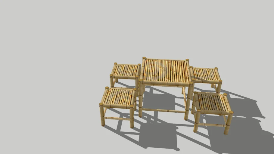 bamboo table