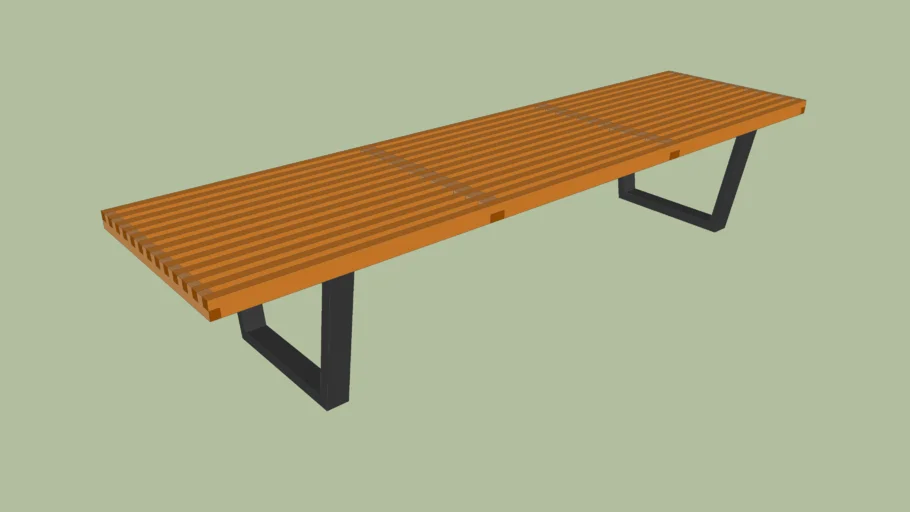 Slat bench
