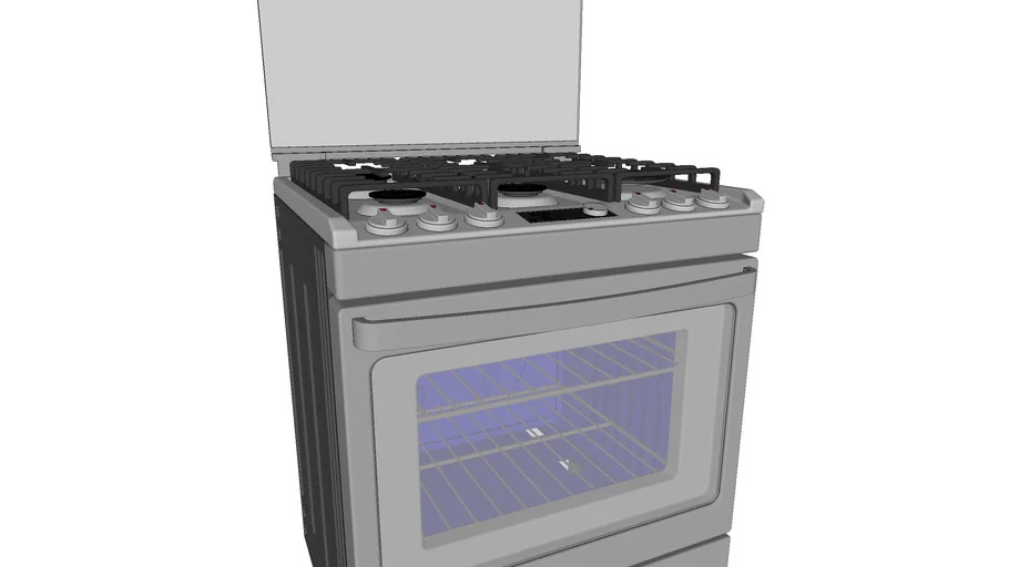 Estufa LG Triple Flama UltraHeat™ con EasyClean™ 5.4 pies³