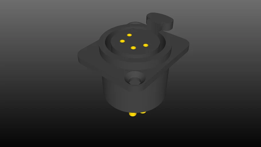 Neutrik NC4FD-L-B-1