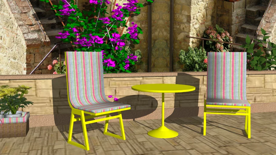 Furniture, Chair & Table Set, Contemporary