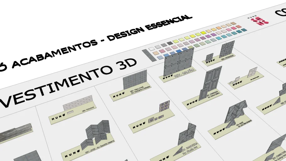 REVESTIMENTO 3D - COBOGÓS - MUNÓ ACABAMENTOS - CIMENTÍCIO