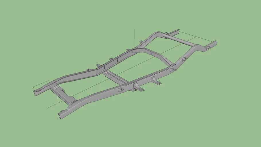 1960 Willys Wagon Frame Chassis