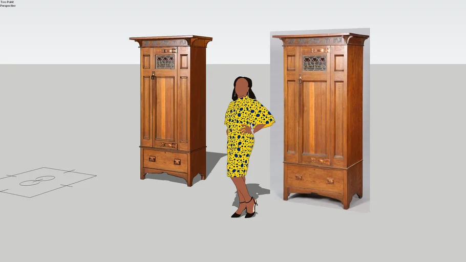 Modernist wardrobe