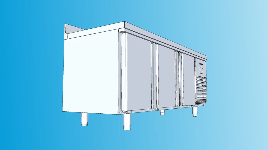 mesa refrigerada 3 puertas seno