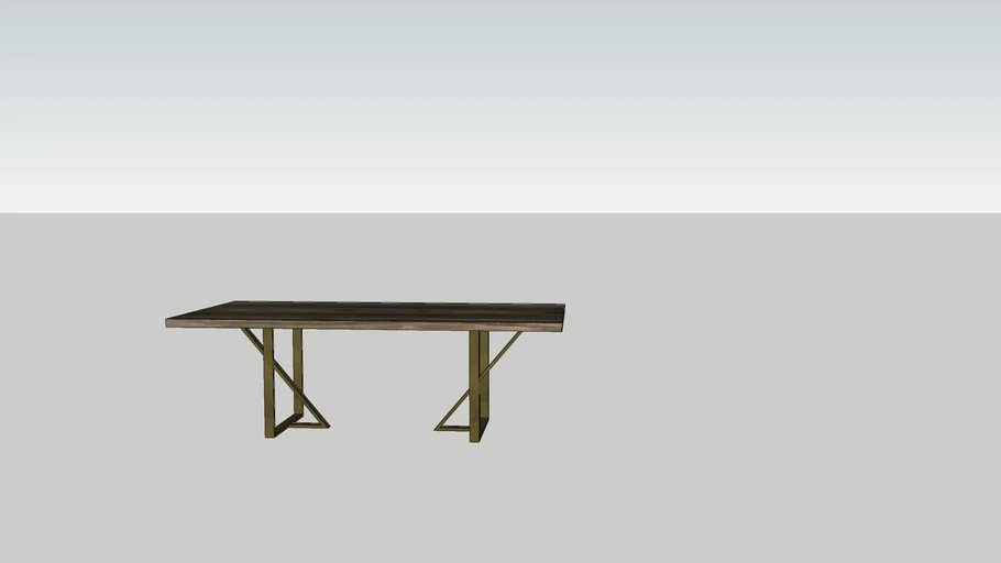 Arhaus Nika Table w/ ECLV Z Legs