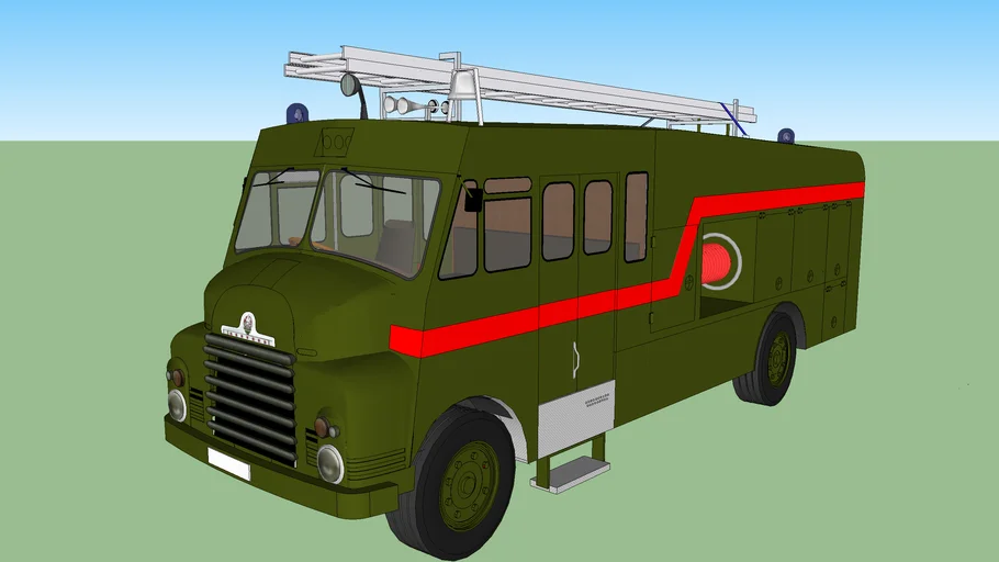 BEDFORD (GREEN GODDESS) FIRE ENGINE 