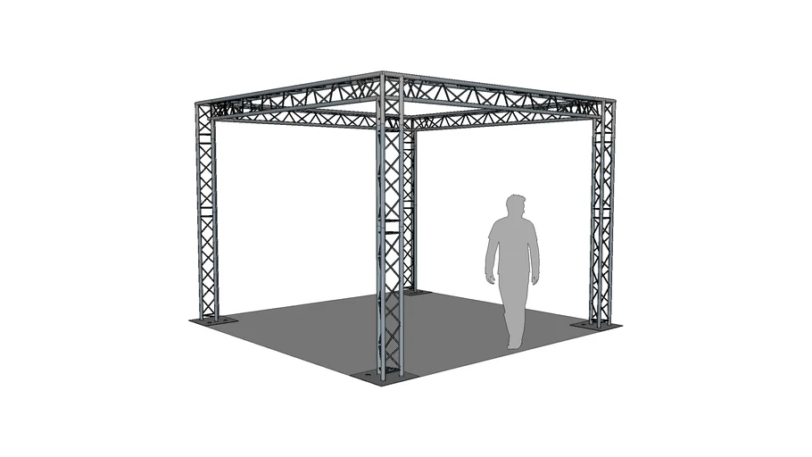 Structure truss 4x4x3