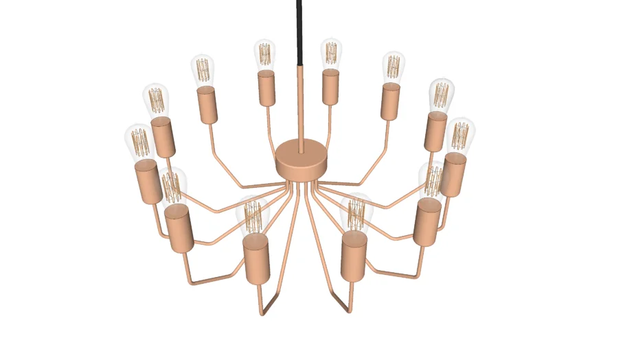Chandelier GOLD