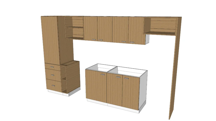 Muebles de cocina en melamina.