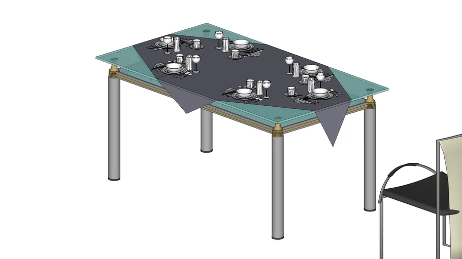dining table, meja makan