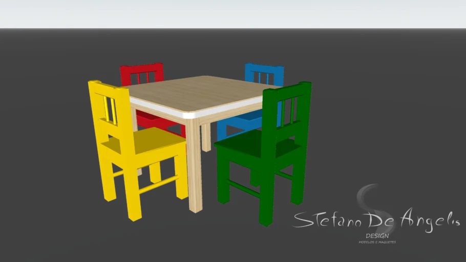 Conjunto mesinha infantil