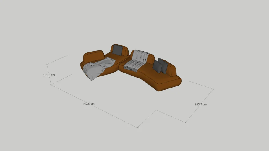 Curve Sofa By Art Nova  - Divano o Canape 