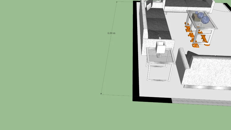 Muebles de Sala Blanca A1 (White Living) 6x4