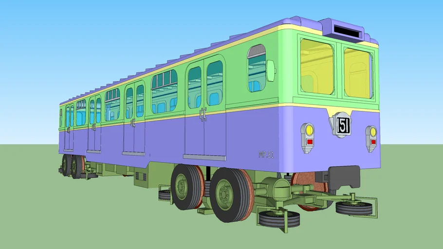 Metro de París MP.51, primer metro neumátco