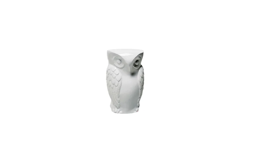 76683 Stool Owl White (Hocker Eule White)