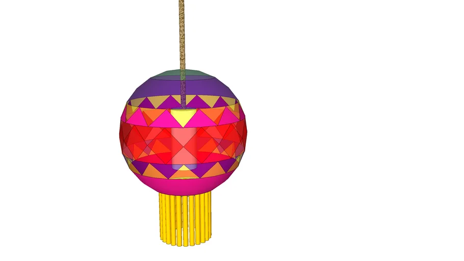 hanging paper lantern 2