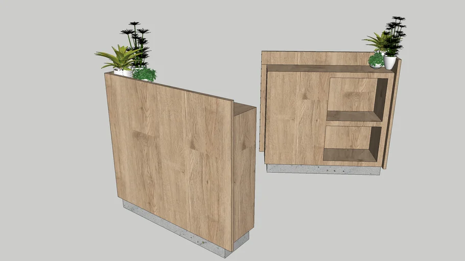 Small Reception Desk