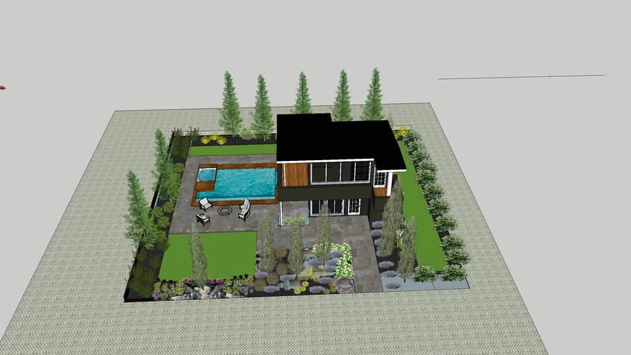 landscape design and hardscape