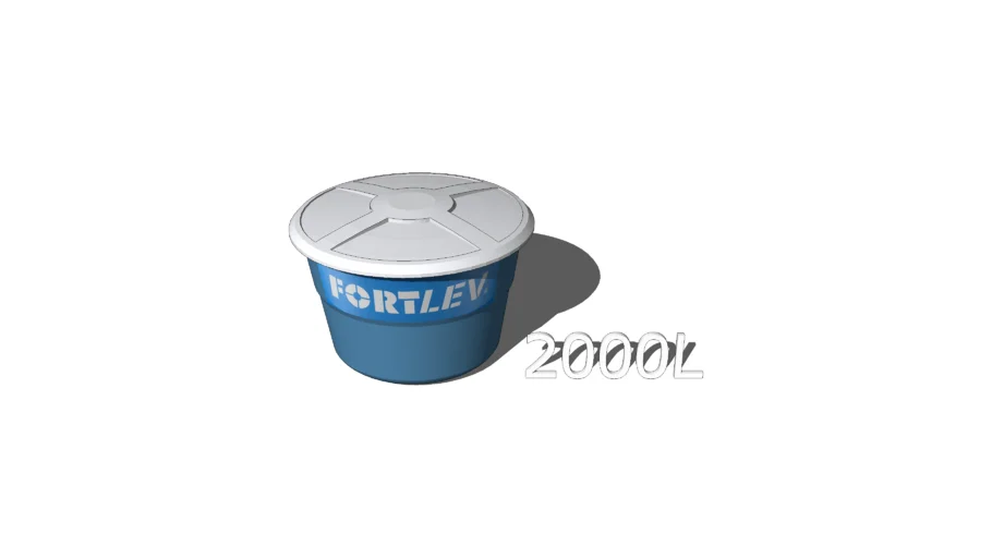 Caixa d'agua FORTLEV 2000L