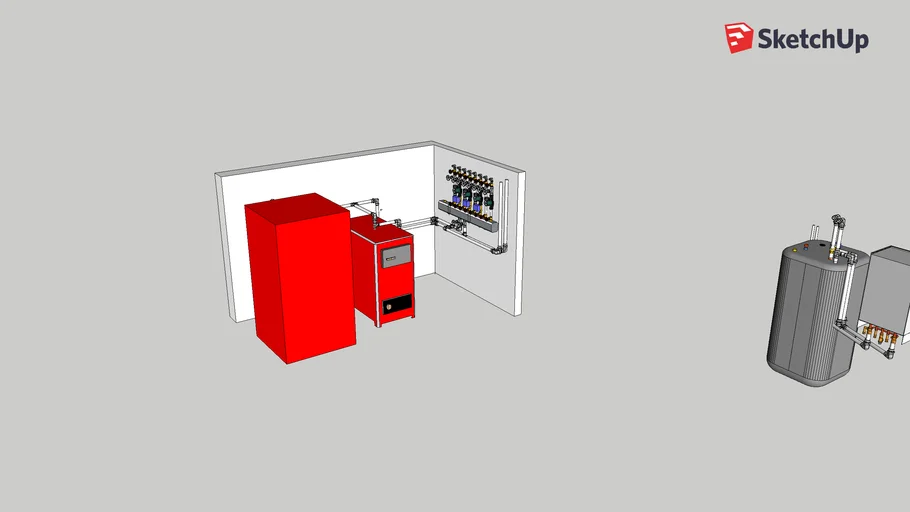 Heizung mit verteilung