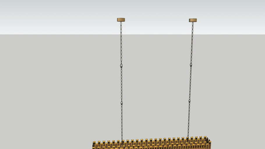 Laila Rectangle Chandelier.