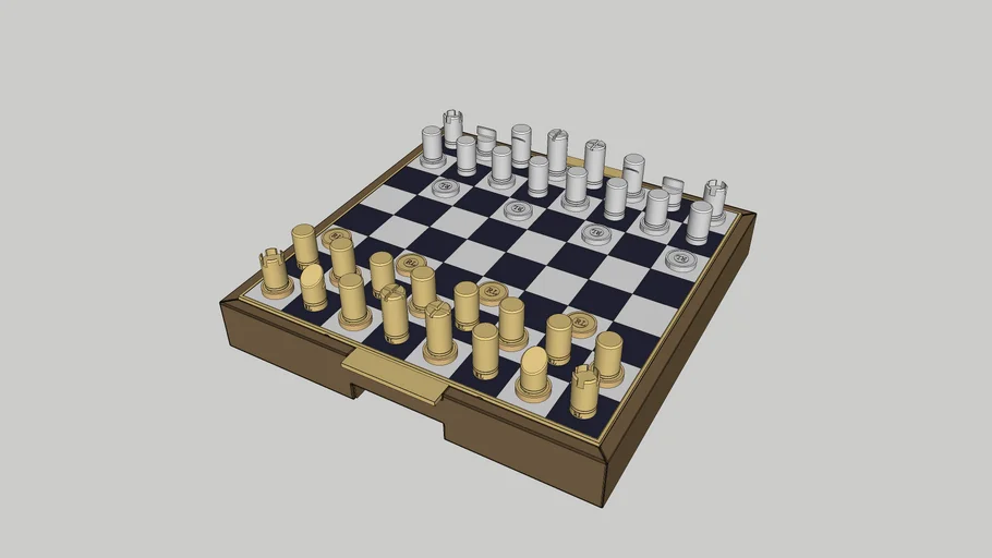 RALPH LAUREN Chess Set 'Fowler' | 3D Warehouse
