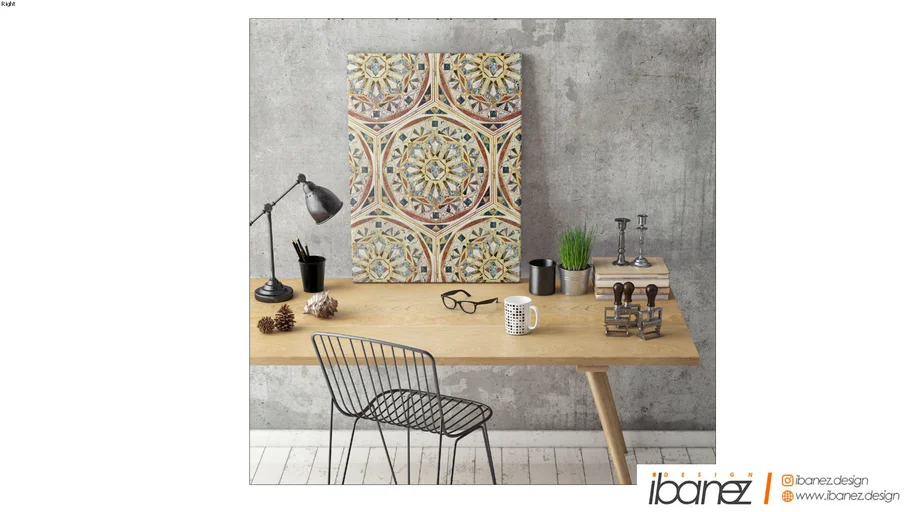 Canvas - Mandala hexamarble