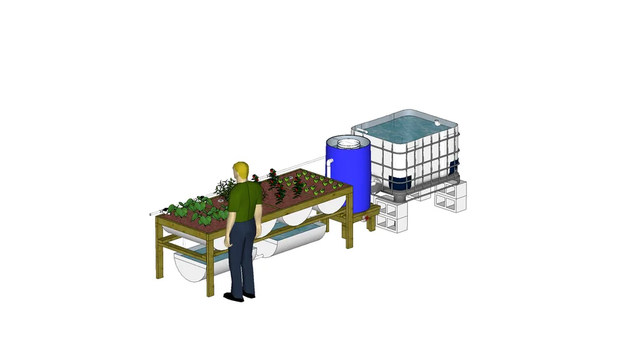 CHOP2 Based Aquaponics System