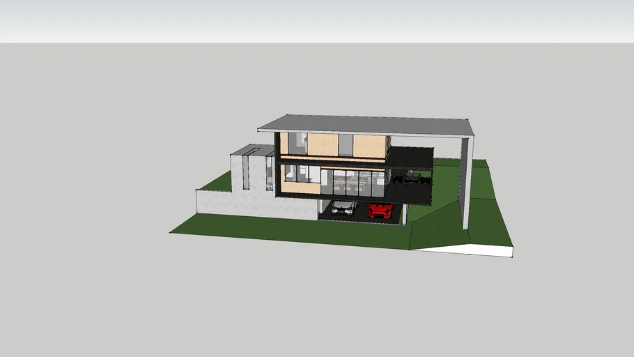 Simple Suburban Modern House