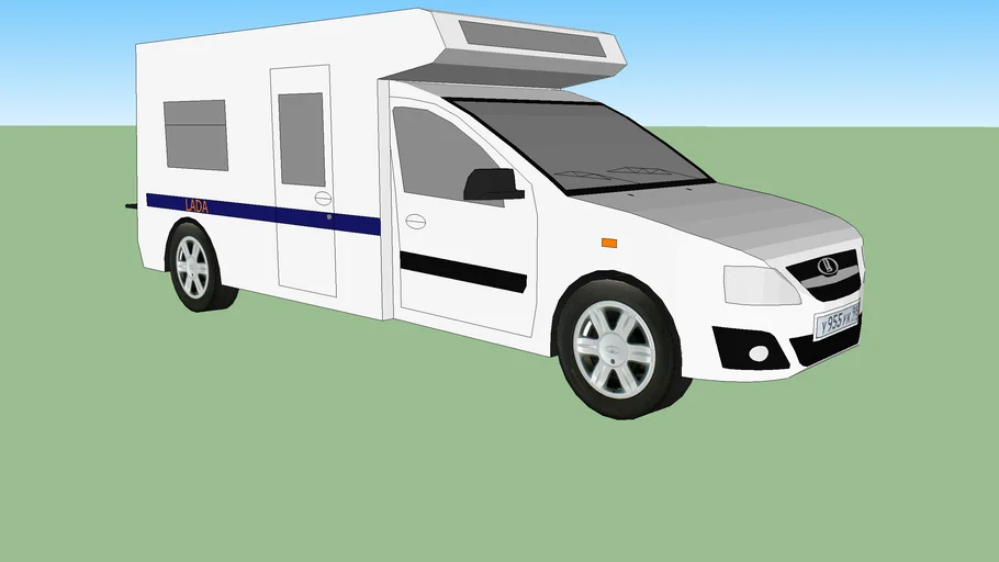 Lada largus camper