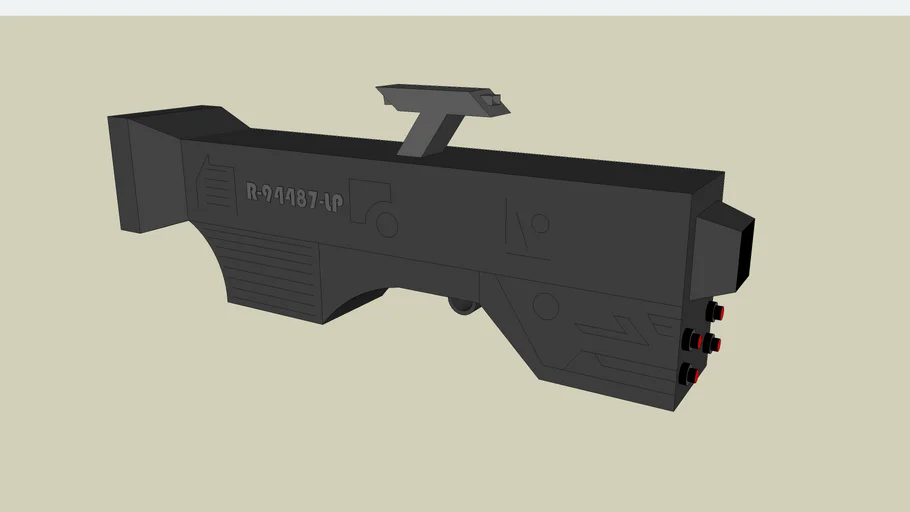 Futuristic Rocket Launcher model R-94487-LP
