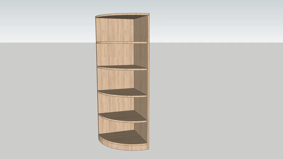 5-TIER CORNER DISPLAY RACK