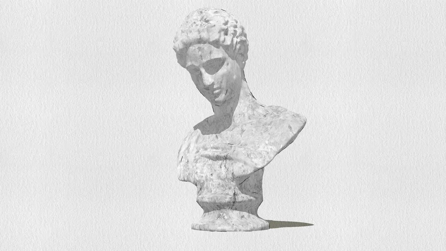 Escultura Busto Masculino 03