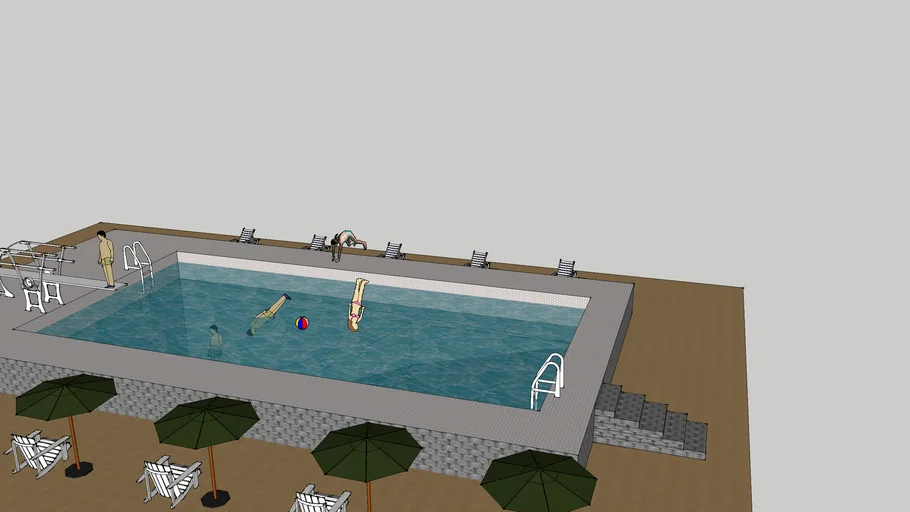 Swimming Pool Sketchup Cgtips