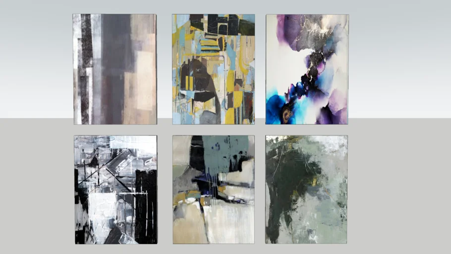 abstract paintings