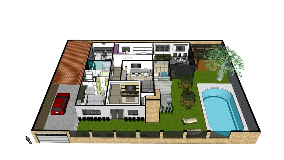 Indoor house