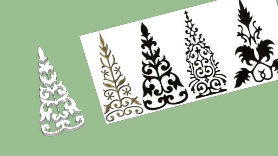 Pucuk rebung ornamen