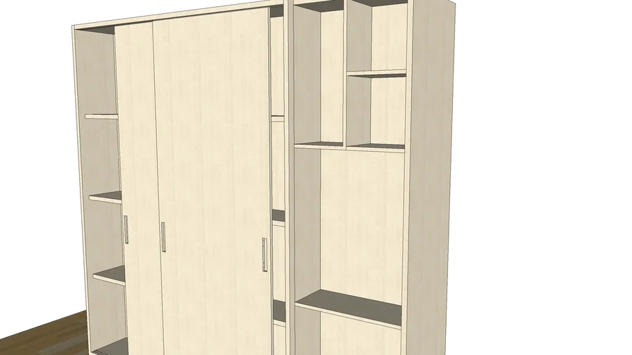Mueble con puertas correderas