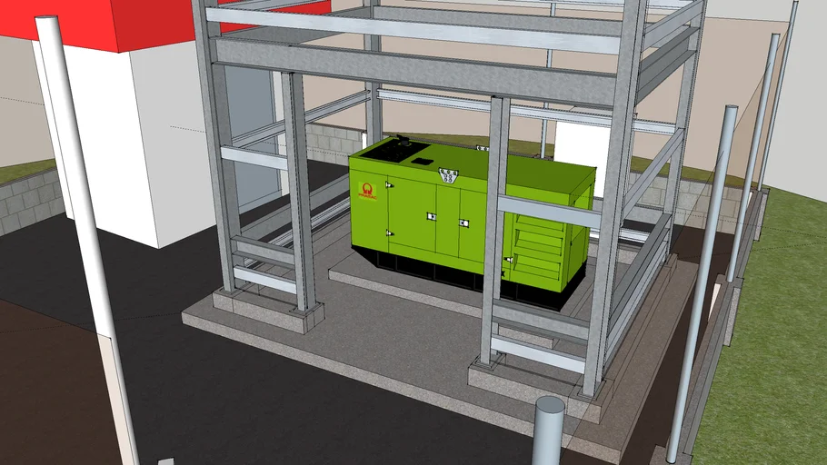rumah genset pad 2