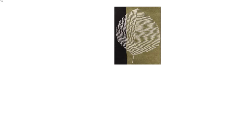 West Elm Tribal Leaf Rug, 8x10