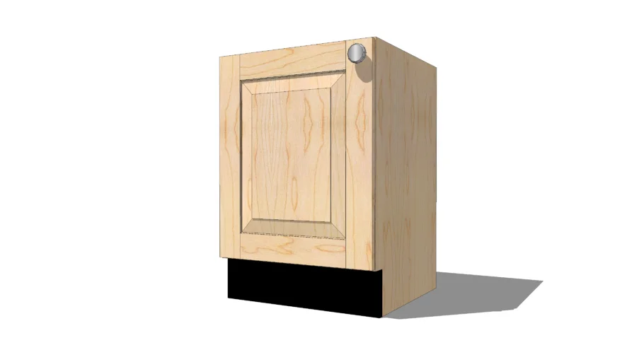 Kitchen single door base unit
