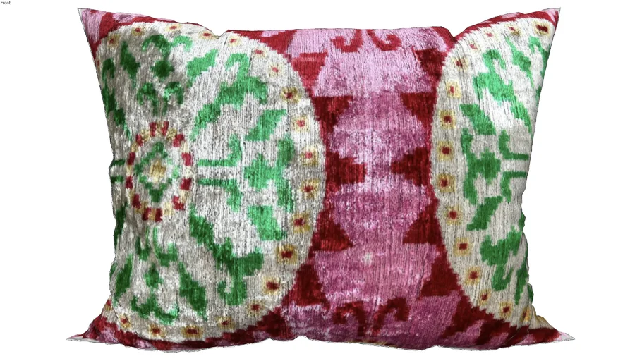 PINK VELVET SILK PILLOW