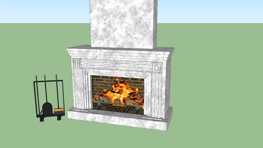chimenea de piedra, hearth