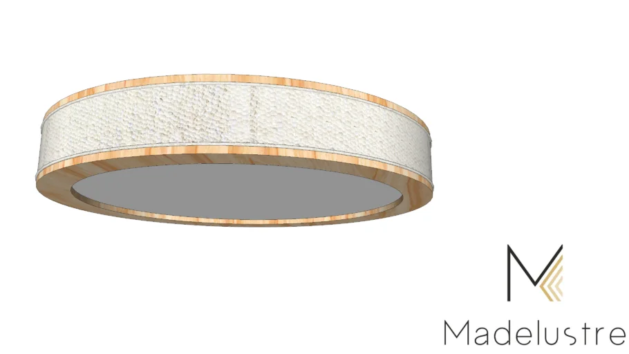 Plafon Apollo tecido boucle 65cm